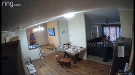 Heartbreaking moment Joe's son cries scared in the house