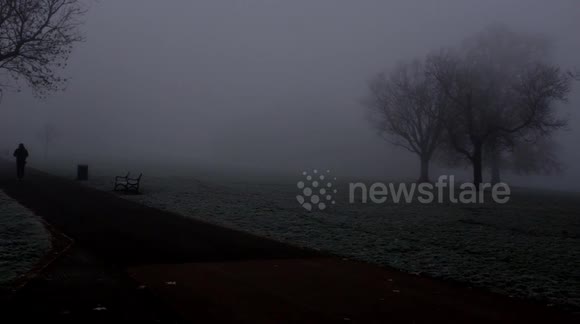 South London wakes up to freezing fog as extreme cold smothers capital amid snow and ice alert