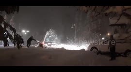 Winter storm slams western U.S., brings heavy snow