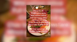 Mum shares unique idea to keep Christmas dinner cheap - including a 5-course meal and drinks for 10 people for less than £50