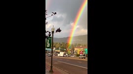 The end of the Rainbow at Colorado, USA