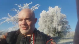 UK weather watcher describes seeing spectacular frost formations up close during latest Arctic blast