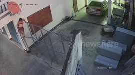 Bikini-wearing woman caught on CCTV breaking into home in Thailand