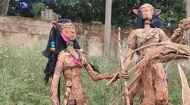 Students re-create 'Avatar' characters with biodegradable material to celebrate sequel release