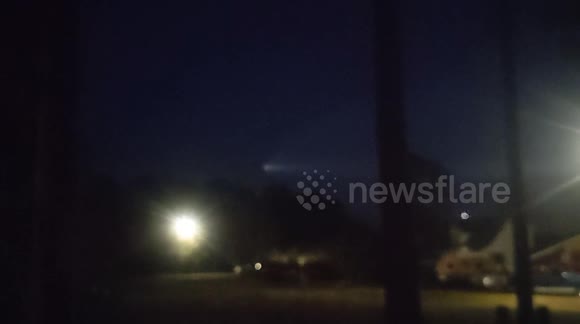 Space X Rocket Over Southport/Wilmington NC