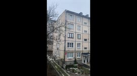 Air raid sirens in the city of Vinnytsia, Ukraine, as Russia again targets infrastructure