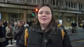 Serbian Protester Shares Her Thoughts On Rising Tensions Between Serbia And Kosovo In Belgrade, Serbia