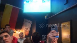 LONDON, UK, fab reaction to Messi Penalty