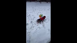 Dashing thru the snow