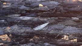 Satisfying ASMR when you hear this ice shove in northern China