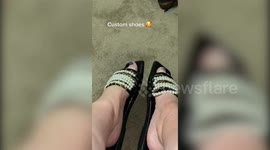 Meet the woman who has largest feet in the world - measuring a whopping size 18