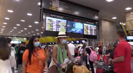 Congonhas and Guarulhos airports register delays in flights after aeronauts go on strike in Sao Paulo, Brazil