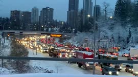 Parts of British Columbia Highway 1 closed as arctic front bears down in Canada