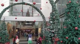 The Christmas atmosphere in Borneo Island, Sarawak, Malaysia