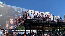 World Cup win celebrations continue in Buenos Aires, Argentina
