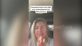 Brit living in Ohio shocked by the sheer size of Rice Krispie Square that's over a foot long and contains 3,840 calories