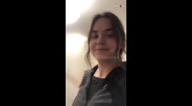 Woman shares funny footage of pet dog that invades personal space like it's her job