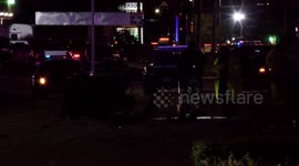 Fatal accident on Gessner road in Houston, TX, USA