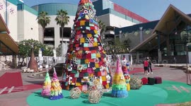 Christmas in Thailand is the time when shopping malls put on radiant colour