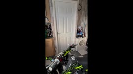 'You gotta be JOKING!' - 11 y/o bike fanatic nearly jumps out of his skin on seeing his Christmas gift