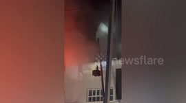 Cambodia casino fire rescue teams battle to reach revellers stranded in building