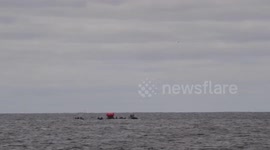NASA Orion Spacecraft Recovered From The Pacific After Three-Week Space Mission On The West Of Baja California, Mexico