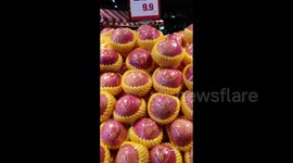 Christmas Eve Apple Transformed Into Christmas Fruit In Yichang, China