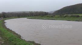 Cornwall's Camel Estuary about to bust its banks