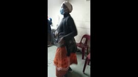 Modern Xhosa Dance during the initiation Graduation celebration in the evening Pinelands,CT,Sa