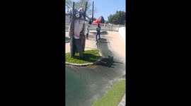 Kids playing Putt Putt at the Strawberry Farm, Stellenbosch Cape Town two weeks ago.