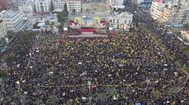 Thousands of Fatah supporters hold rally marking 58th anniversary in Gaza