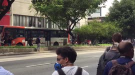 Protesto dos estudantes em São Paulo