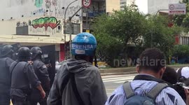 Protestos dos estudantes em São Paulo