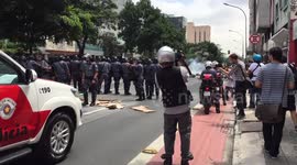 Protesto dos estudantes em São Paulo