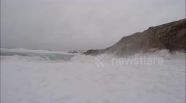 Storm Desmond hits Irish coast