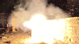 Lighting two-hundred sparklers at once