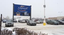 Still snowing in Winnipeg