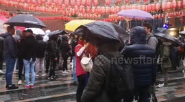 An ideological split hits this years no trousers ride on the London Underground. A fall out had occured between two of the people who had managed the event previously. This resulted in two factions of no trouser people