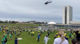 Tear gas thrown at Bolsonaro’s supporters in Brazil