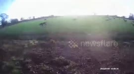 Shocking footage shows moment huntsman threatened to “f*cking kill” animal welfare activist, charging at him on horse