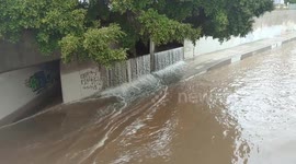 LA spillway water January 10th 2023 angle #1