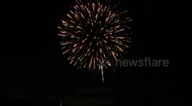 July 4 2022 @ Wilbur Cross Beautiful Fireworks Hi Res Slow Motion, New Haven Ct