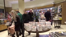 Newly-released Prince Harry SPARE memoir went on sale at Waterstones Piccadilly in London