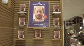 Newly-released Prince Harry SPARE memoir went on sale at Waterstones Piccadilly in London