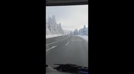 Driving through the Harz #goslar