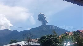 This is how the eruption of Mount Merapi in Indonesia took place a few days ago