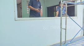 Injured python with deep wounds rescued from resident's home in Thailand