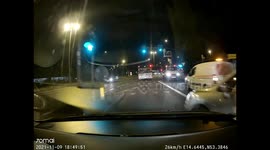 Accident: Car Tries to Change Lanes and Sideswipes Another Vehicle