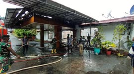 Papua Regional Police Head's House Experiencing Heavy Fire, police are investigating allegations of sabotage