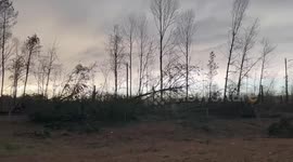 Tornado That Killed Five-Year-Old Boy Leaves Trail Of Destruction In LaGrange, GA, USA